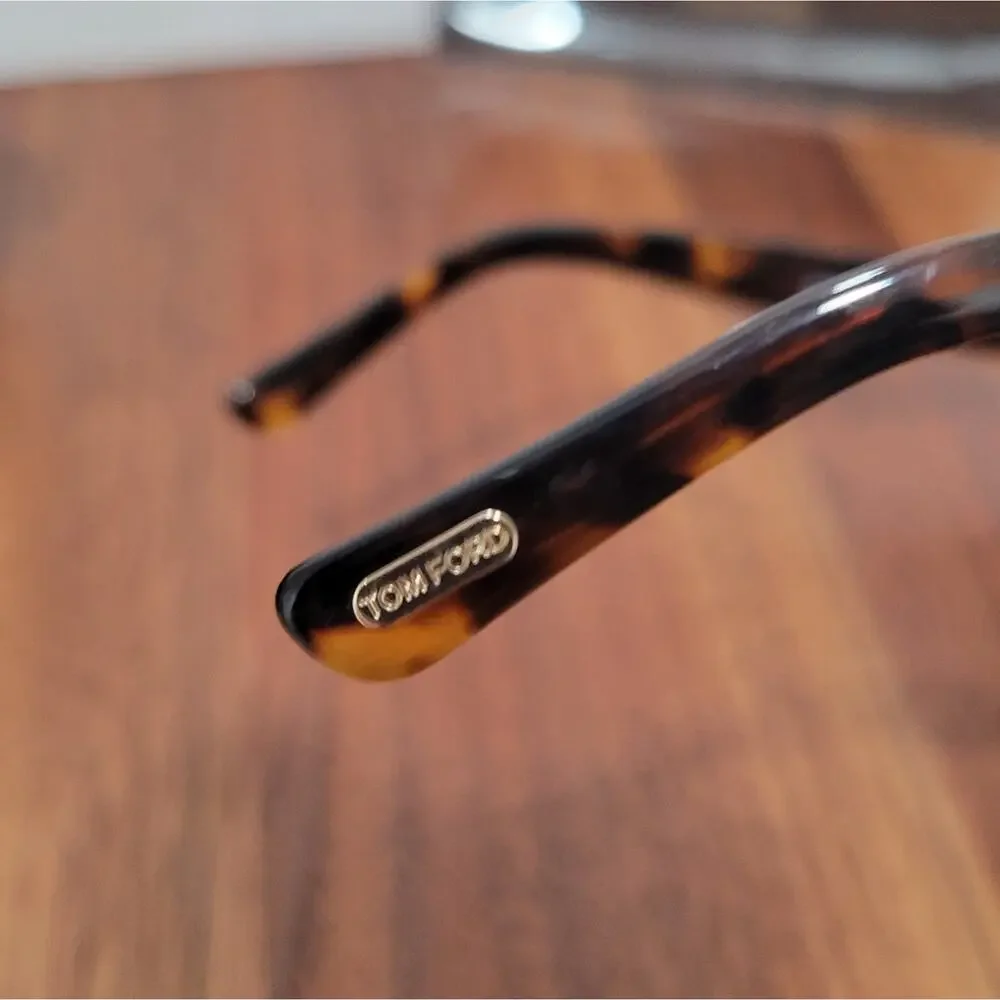 Tom Ford Chiara Sunglasses FT0919 Metal T Logo At Temple Dark Havana